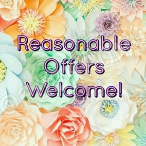 Reasonable offers welcome!! :)